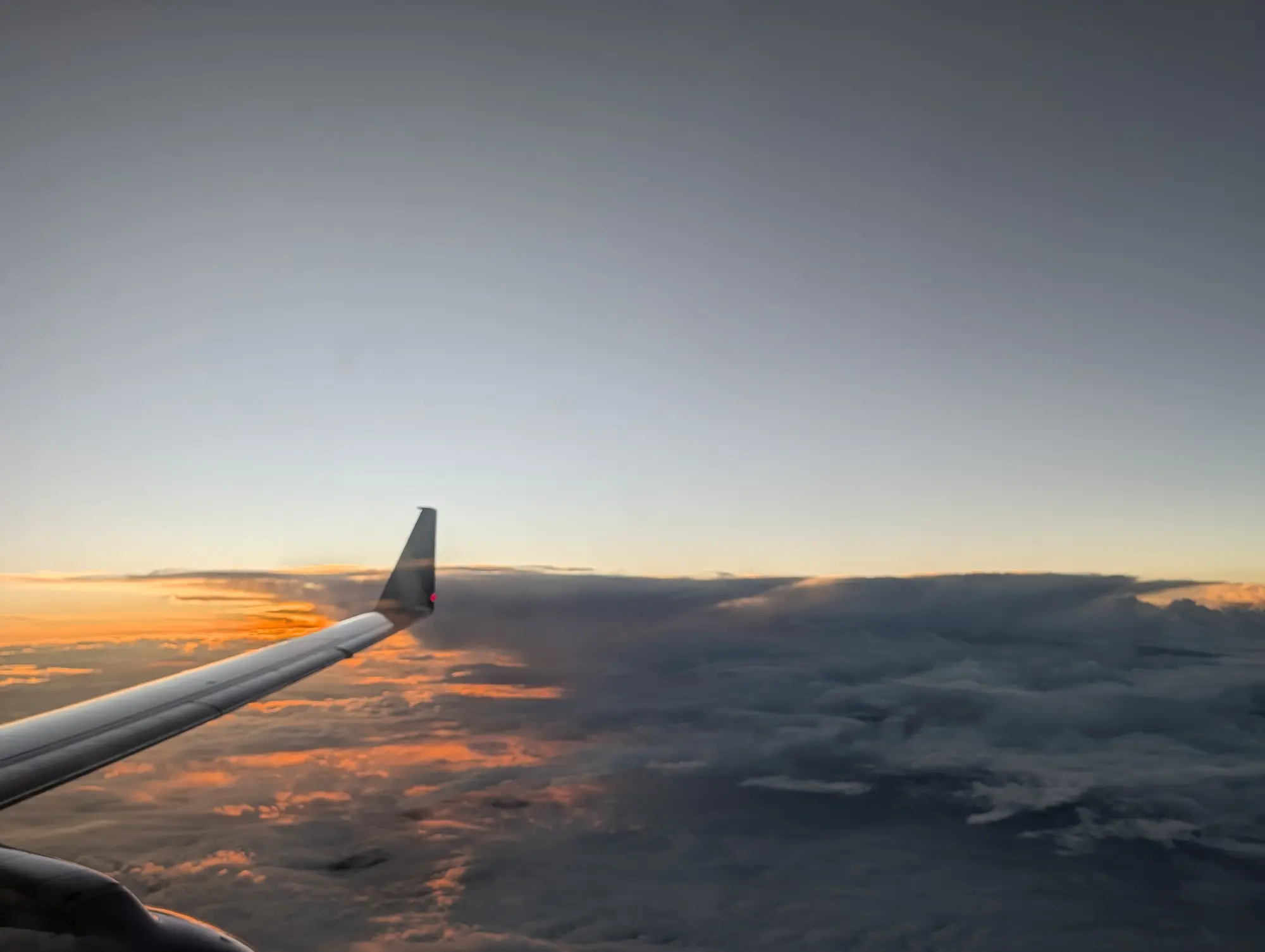 Winging my way over North America to LAX, from there, to Hong Kong